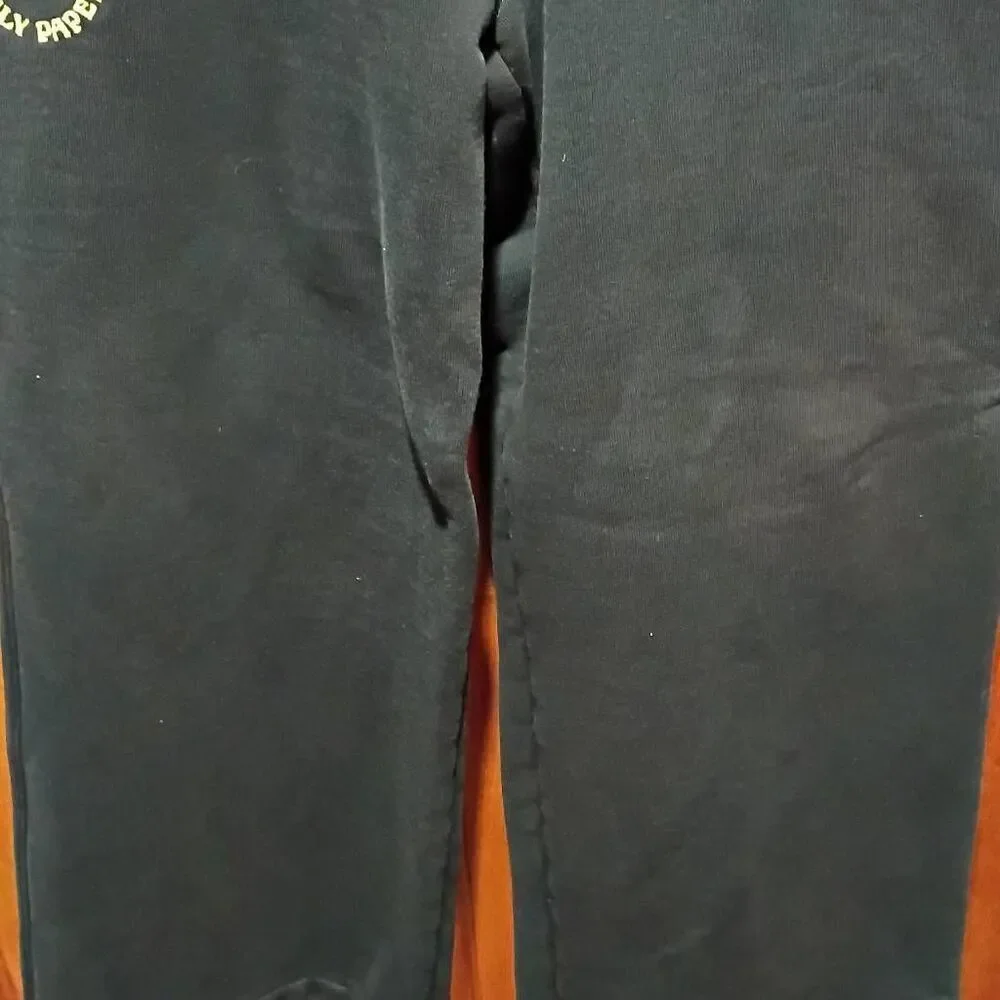 Converse Chuck Taylor Daily Paper Athletic Pants Small Black